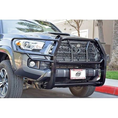 Steelcraft Automotive 16-C TACOMA ADAPTIVE CRUISE CONTROL WINDOW HD GRILL GUARDS BLACK 50-3420C